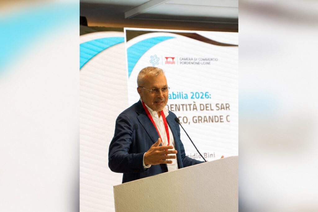 Sergio Emidio Bini durante il suo intervento a Mirabilia 2026