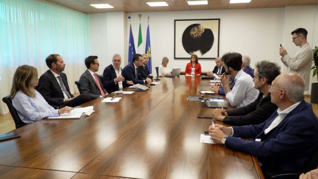 Un momento della presentazione del nuovo bando regionale