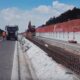 Una fase dei lavori sull'autostrada A4