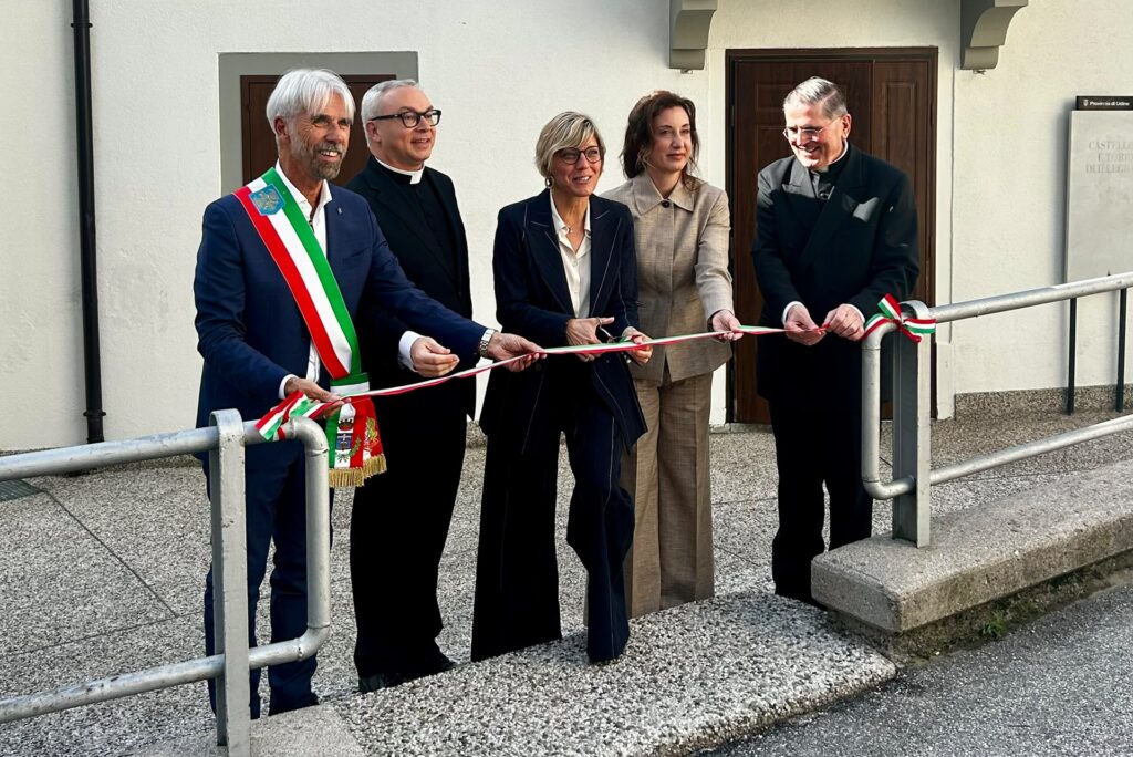 L'inaugurazione della mostra