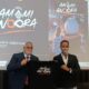 Fruttarolo di CrediFriuli e Pedone alla presentazione della campagna abbonamenti