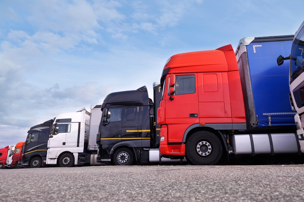 Camion in sosta