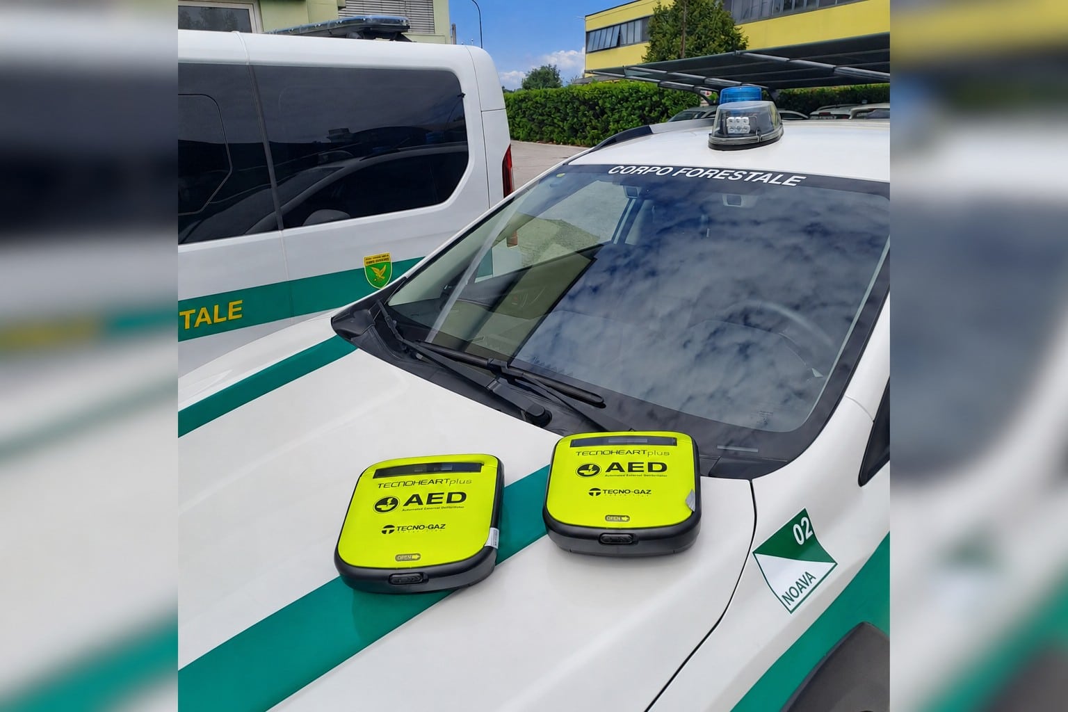 I defibrillatori automatici esterni (Dea) a bordo dei mezzi di servizio del Noava