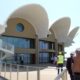 Il sopralluogo al cantiere della Terrazza a Mare di Lignano nelle fasi conclusive