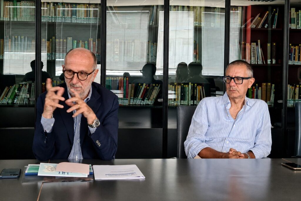 L'assessore Riccardo Riccardi con il direttore generale di AsFo Giuseppe Tonutti