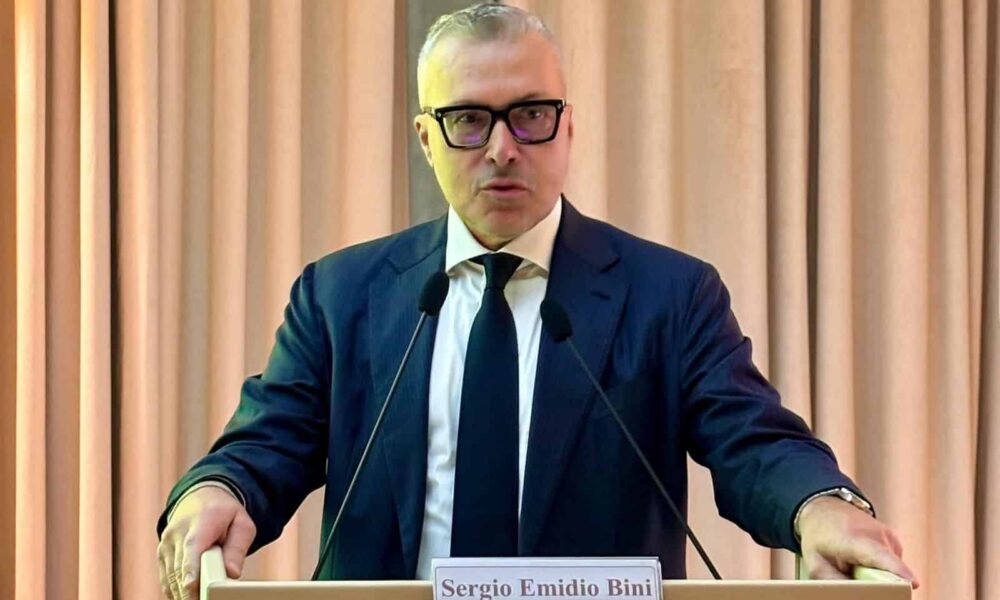 L'assessore Sergio Emidio Bini