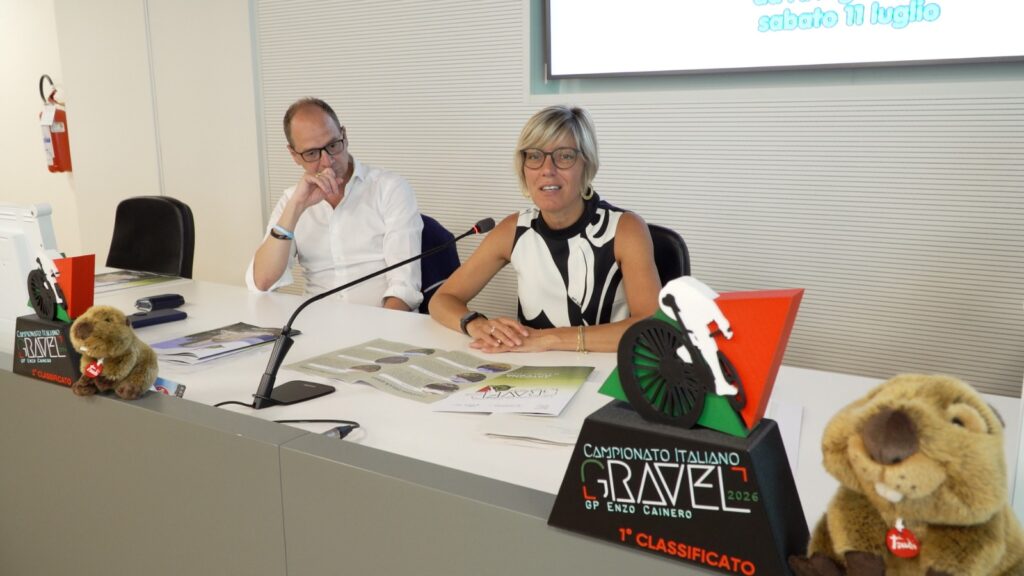 L'assessore regionale alle Finanze Barbara Zilli alla presentazione della quinta edizione del Campionato italiano Gravel