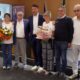 Foto di gruppo a Tolmezzo all'assemblea regionale della Federazione italiana sport invernali (Fisi)