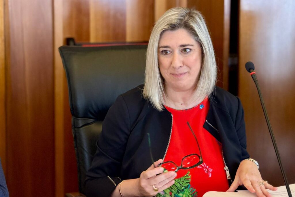 L'assessore regionale alle Infrastrutture e territorio Cristina Amirante