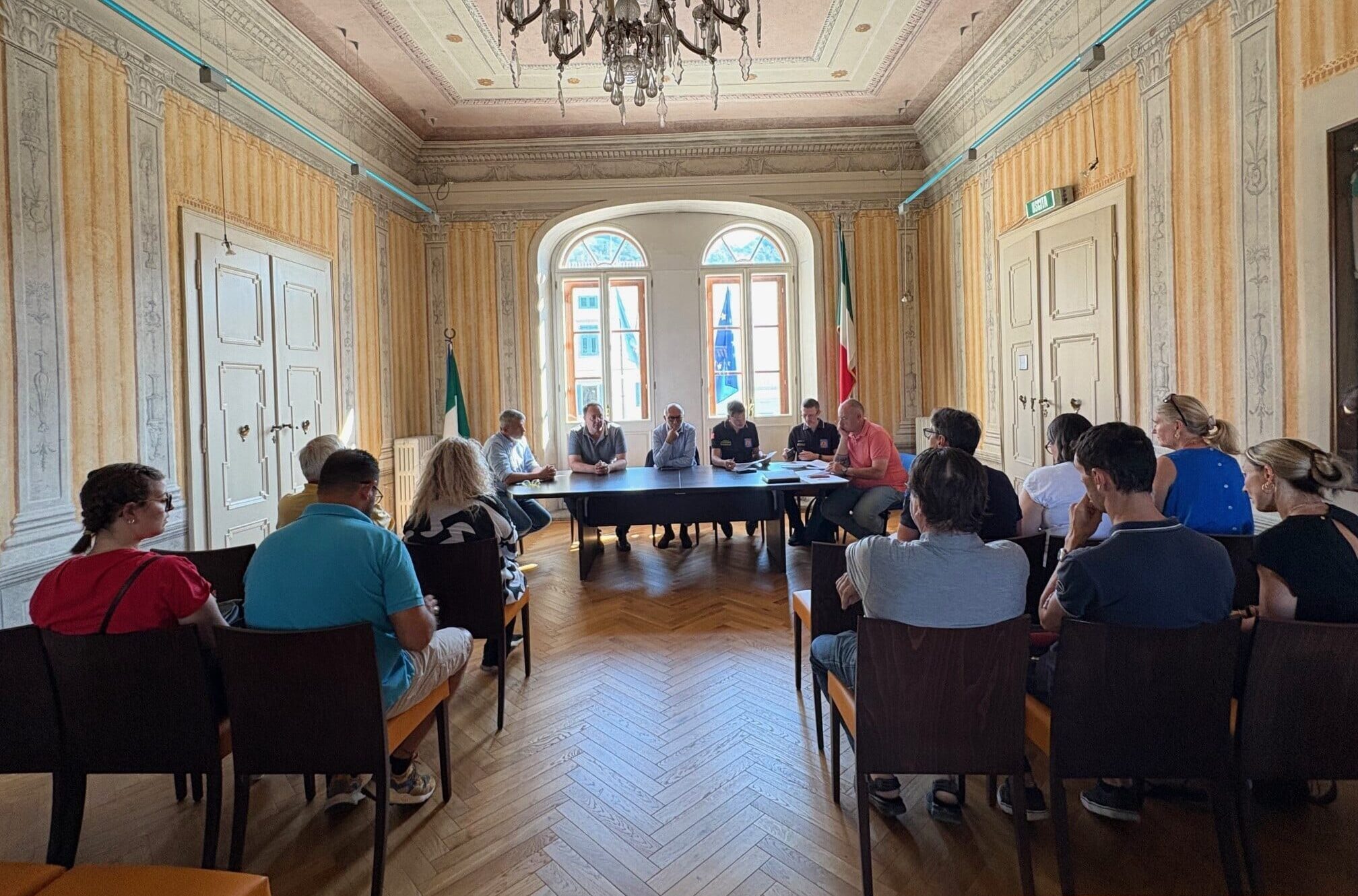 L'incontro a Cormons con i proprietari delle abitazioni che sono state completamente distrutte dalla frana del 17 novembre scorso nella frazione di Brazzano