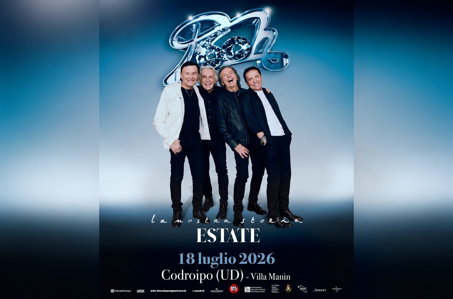 Pooh in concerto a Villa Manin - Locandina