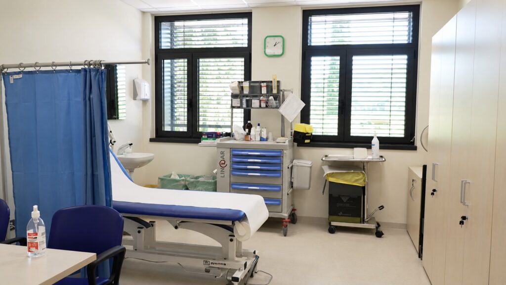 Uno degli ambulatori medici