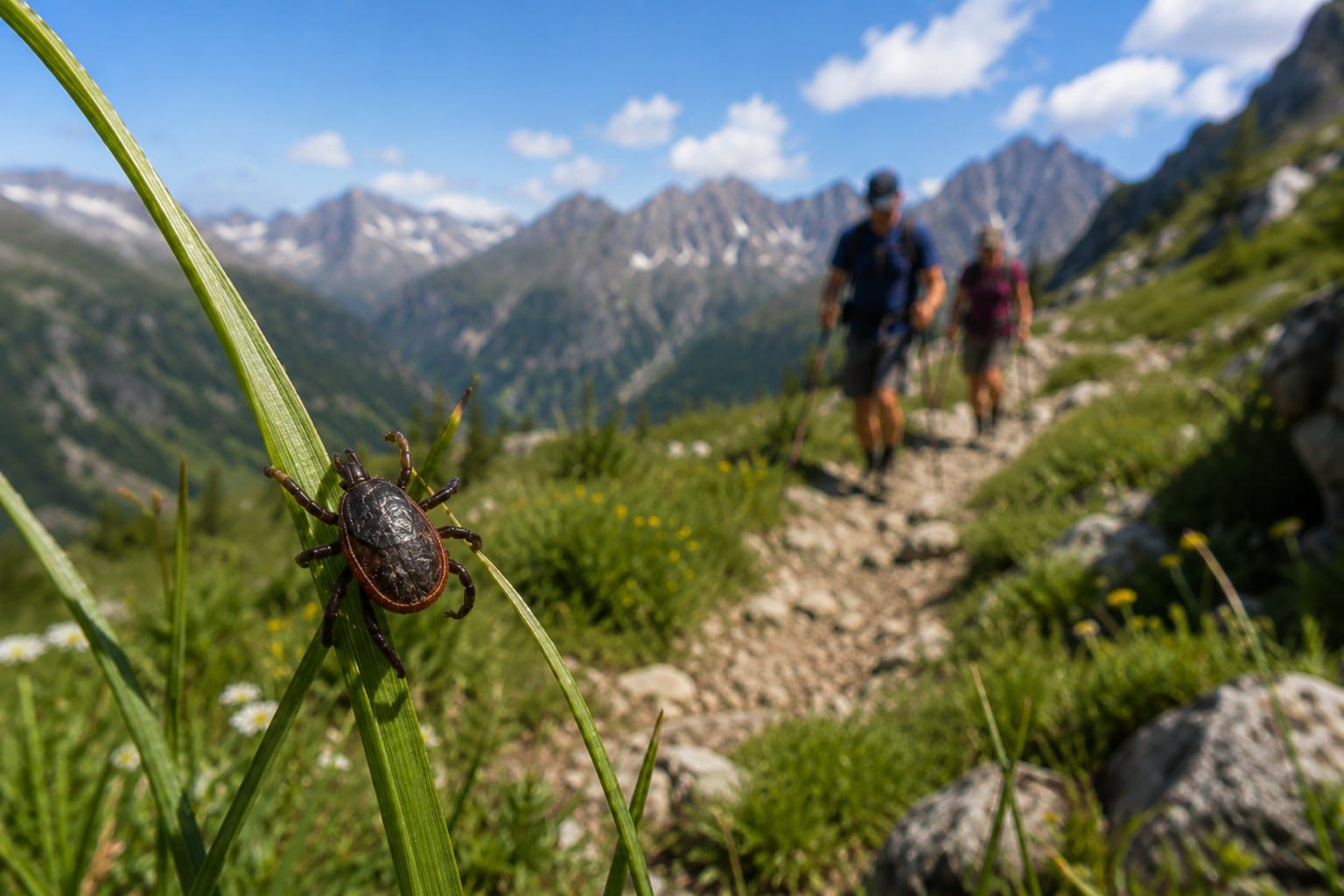 Zecche in montagna
