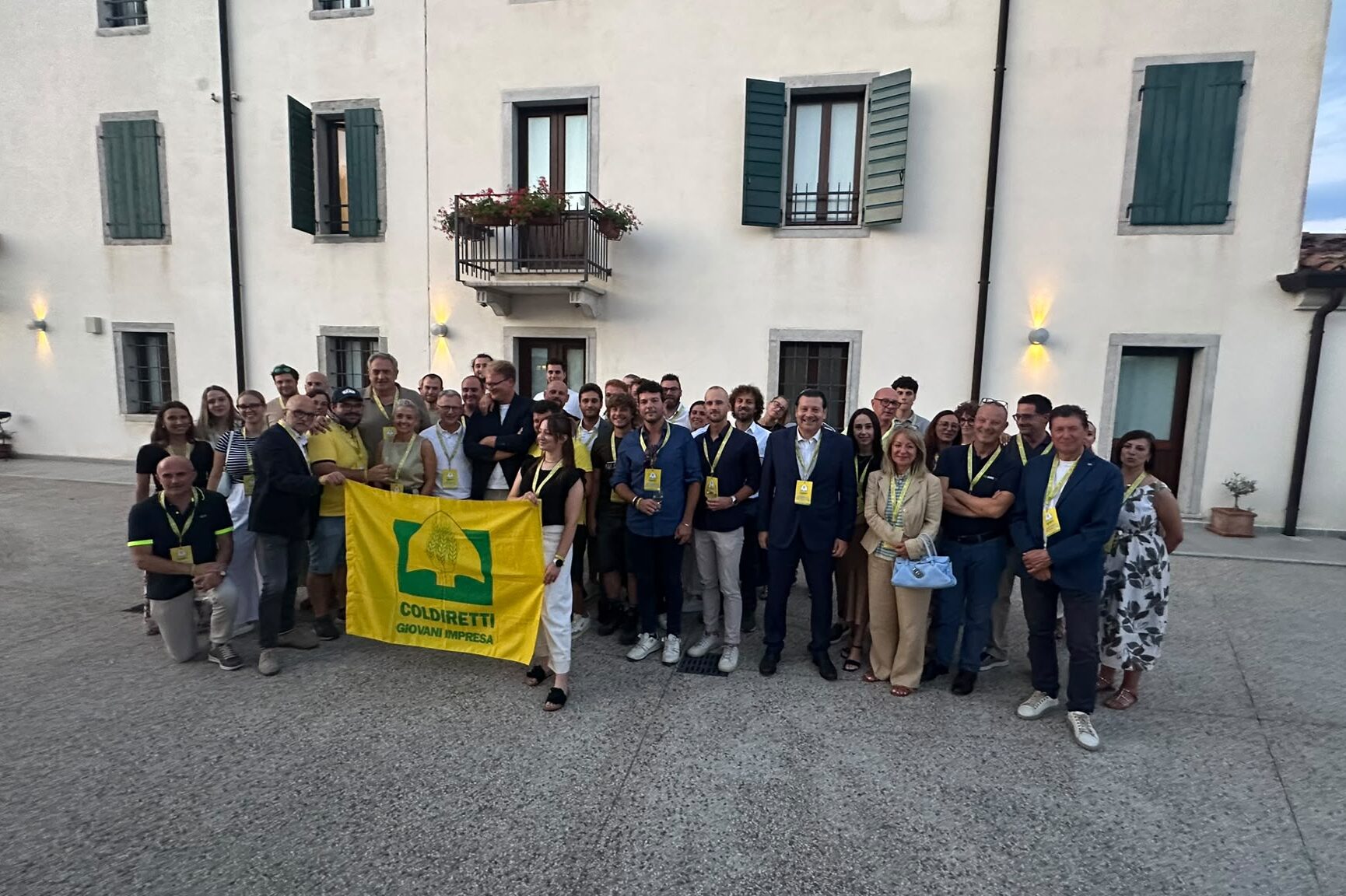 I partecipanti all'assemblea della Sezione Giovani di Coldiretti Fvg