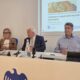 Da sx Patrizia Verde, direttrice Confcommercio Fvg, Pierluigi Ascani, direttore scientifico Format Research, Gianluca Madriz, presidente Confcommercio Fvg