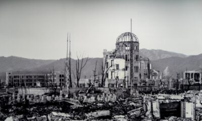 Hiroshima dopo l'esplosione - Sit-in base Usaf di Aviano