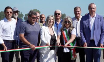 Il taglio del nastro del corridoio ecologico di Muzzana del Turgnano con l'assessore Cristina Amirante