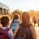 Bambini e scuolabus