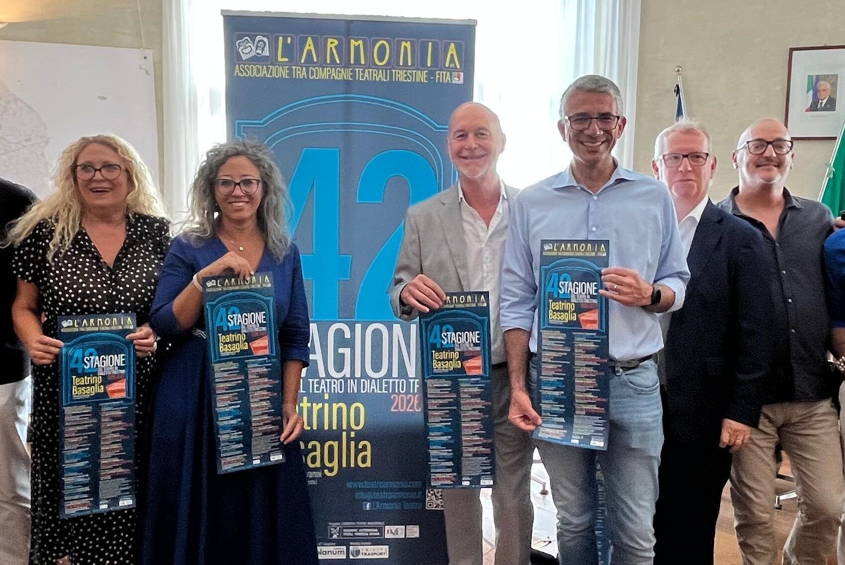 La presentazione della 42esima stagione del Teatro in dialetto triestino organizzata da L’Armonia Aps