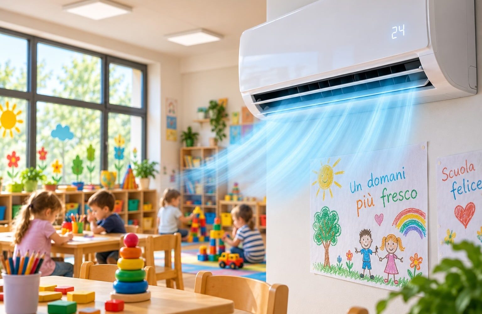 Contributi per climatizzazione scuole e nidi in FVG