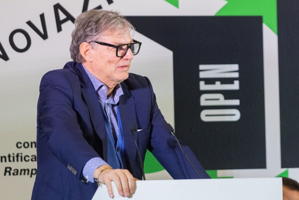 Giovanni da Pozzo durante il suo intervento