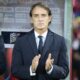 Roberto Mancini sulla panchina dell'Italia