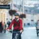 Lavoratore in bici