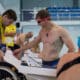 Persona con disabilità in piscina