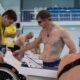 Persona con disabilità in piscina