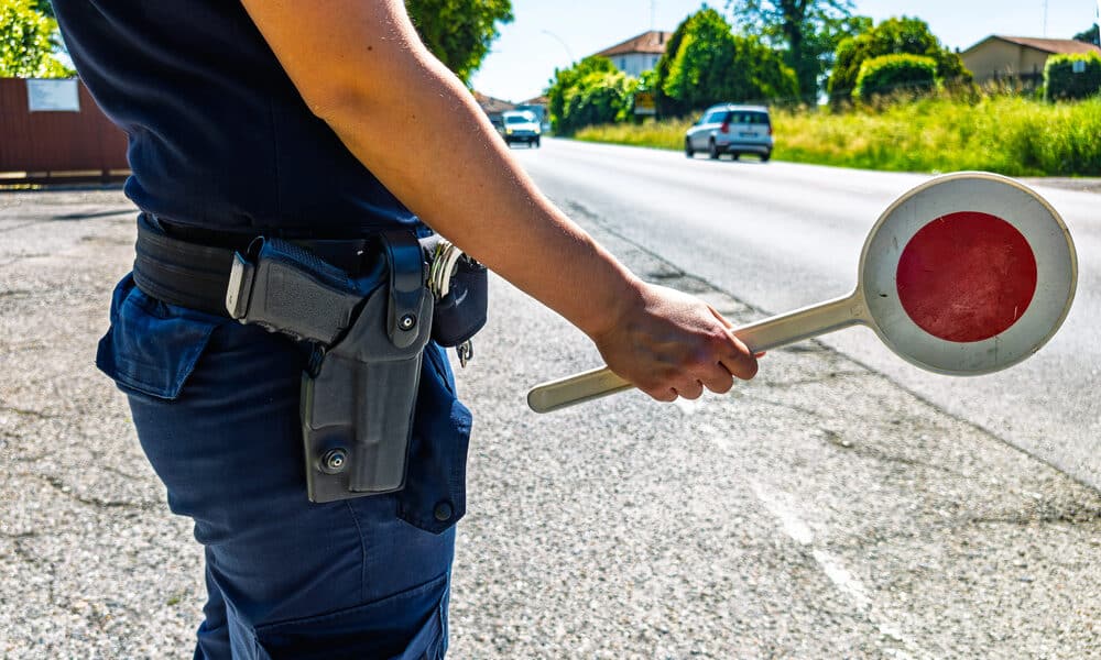 Posto di blocco della polizia