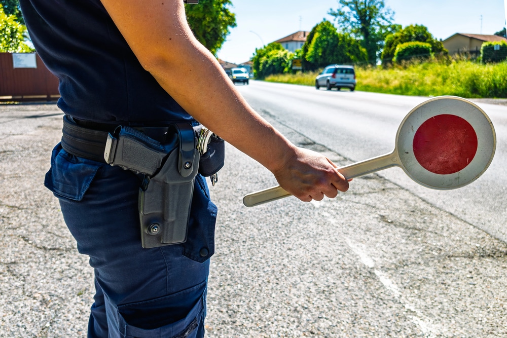 Posto di blocco della polizia