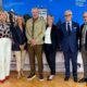 Gli assessori Sergio Emidio Bini e Barbara Zilli con i vertici di FVG Plus e la presidente di Friulia Federica Seganti