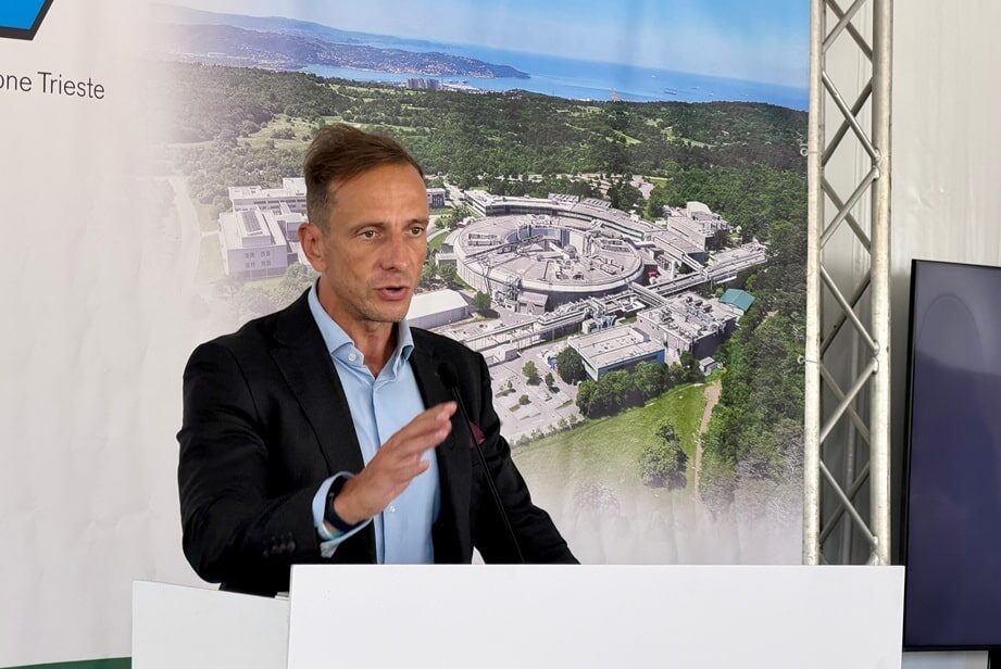 Il governatore Fedriga a San Dorligo della Valle per posa della prima pietra del nuovo parco fotovoltaico per Elettra Sincrotrone