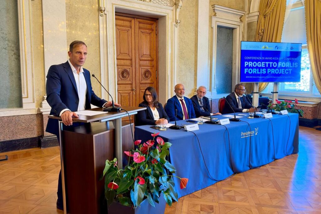 Il governatore Fedriga alla presentazione del progetto Forlis a Trieste