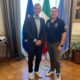 Il governatore Massimiliano Fedriga con Tiziano Bernard
