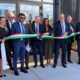Il taglio del nastro dei nuovi laboratori di Biofarma alla presenza dell'assessore regionale Sergio Emidio Bini