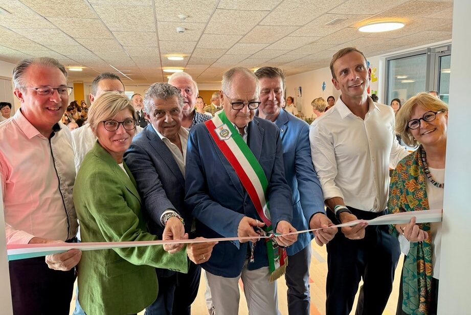 Il taglio del nastro del nuovo polo dell'infanzia a Palmanova