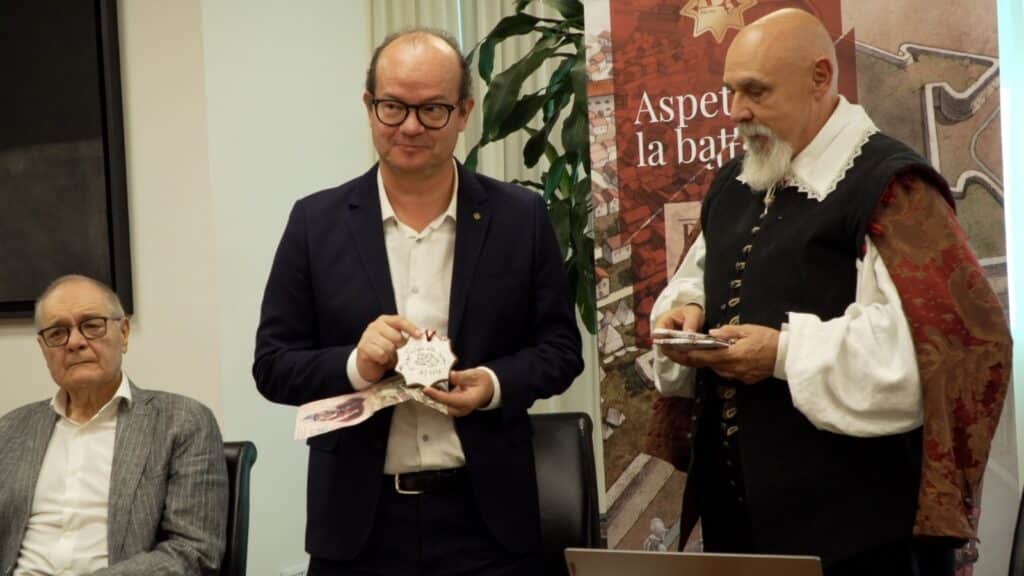 Il vicegovernatore Mario Anzil alla presentazione di A.D. 1615 Palma alle Armi