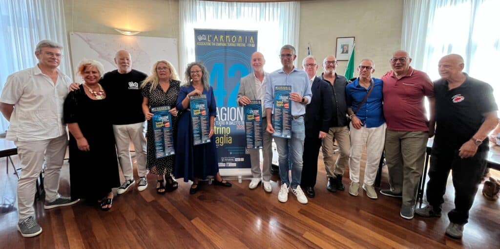 La presentazione della 42esima stagione del Teatro in dialetto triestino organizzata da L’Armonia Aps