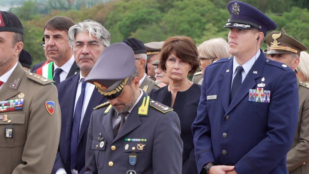 L'assessore Rosolen oggi alla commemorazione a Redipuglia