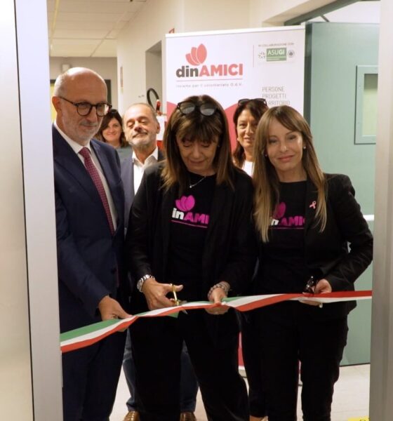 L'inaugurazione della stanza di ristoro per i pazienti oncologici all'ospedale di Monfalcone