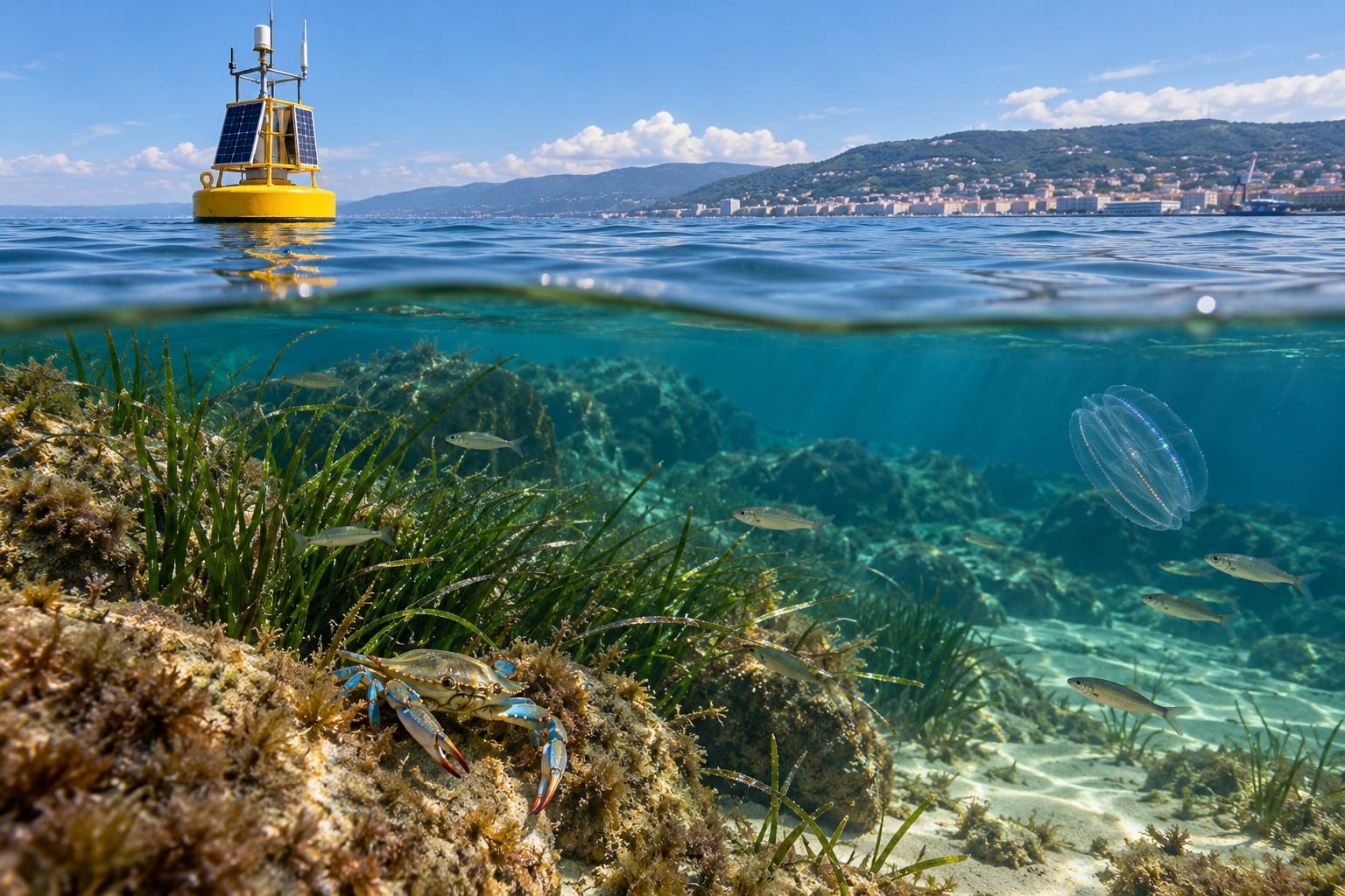 Pesci tropicali, granchio blu e acqua più calda nel Golfo di Trieste