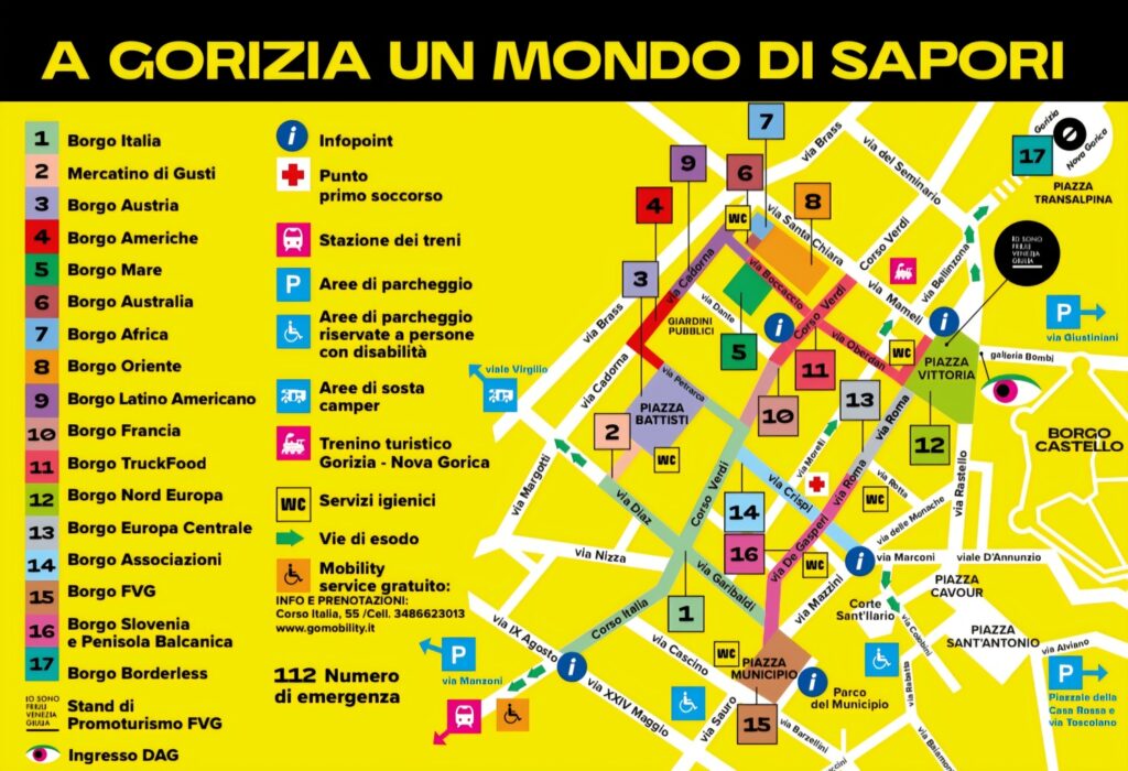 Planimetria Gusti di Frontiera 2026