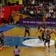 Un'azione del match