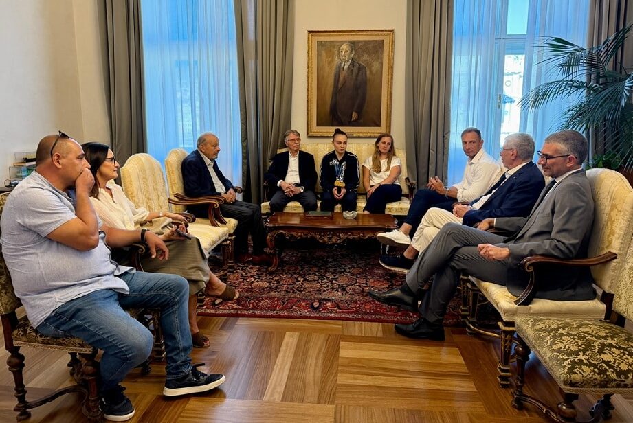 Un momento dell'incontro oggi nel palazzo della Regione a Trieste
