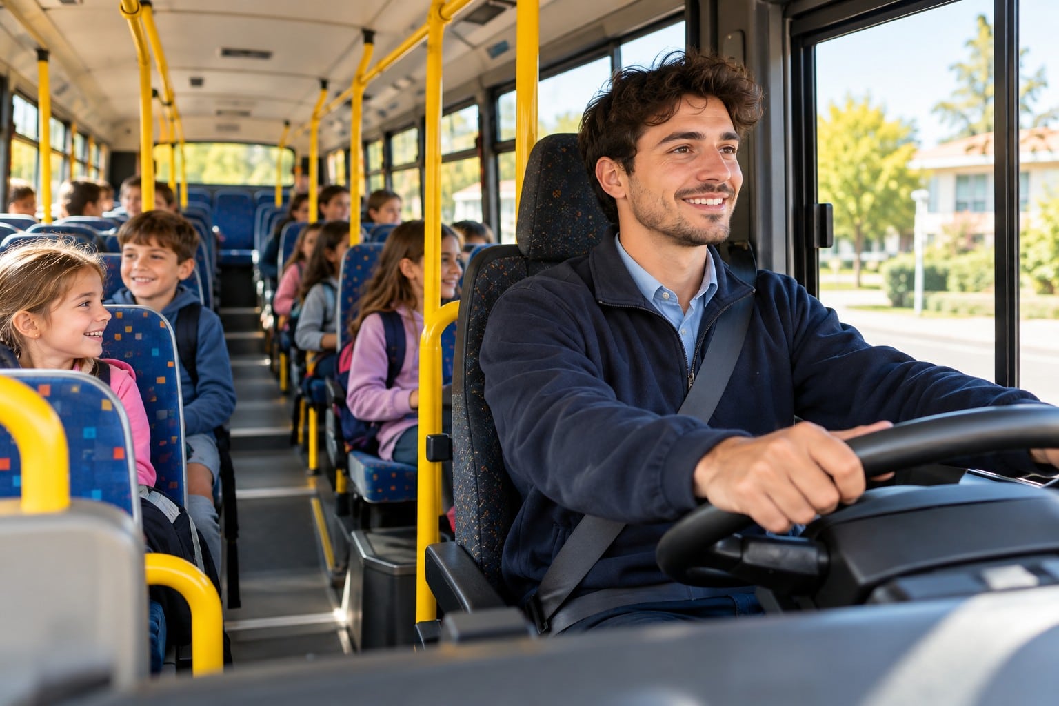 Autista di scuolabus