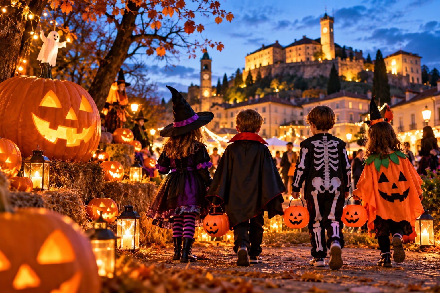 Bambini ad Halloween