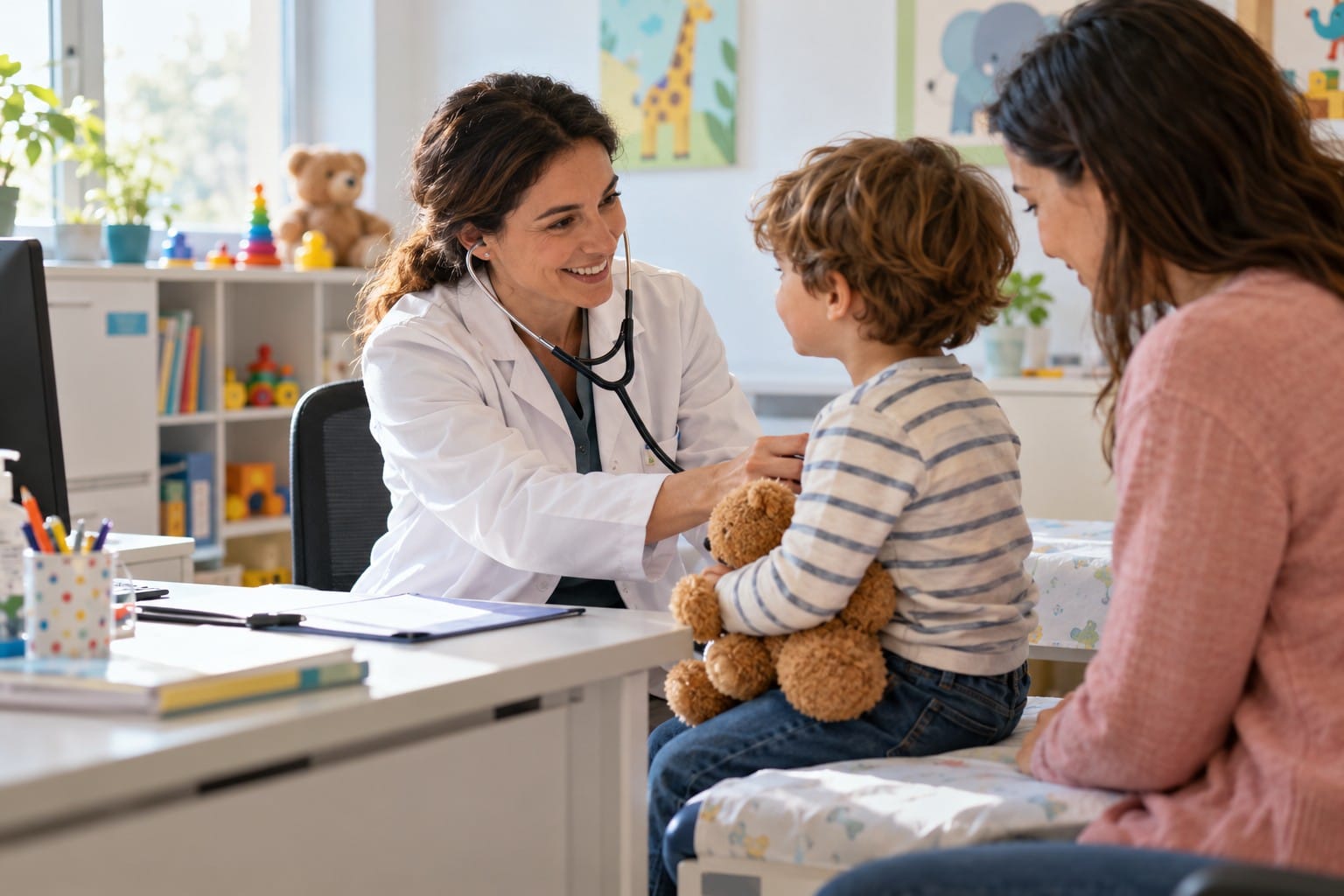 Bambino dalla pediatra - Posti disponibili in Medio Friuli