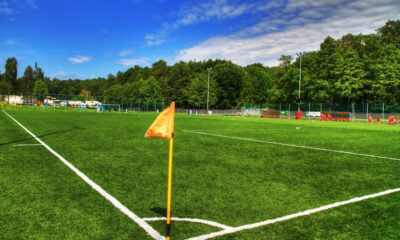Campo da calcio in erba sintetica