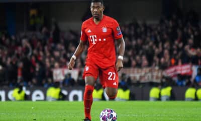 David Alaba con la maglia del Bayern Monaco